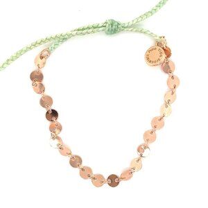 Pura Vida Rose Discs Bracelet